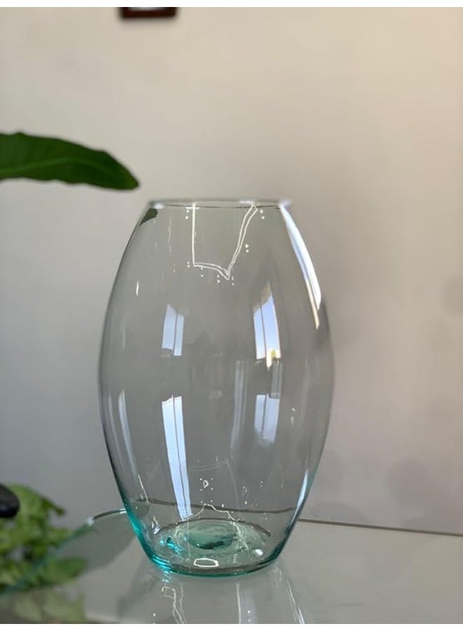 Transparent Glass Vase - Image 1